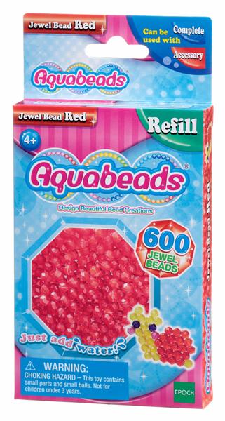 Aquabeads Rote Glitzerperlen