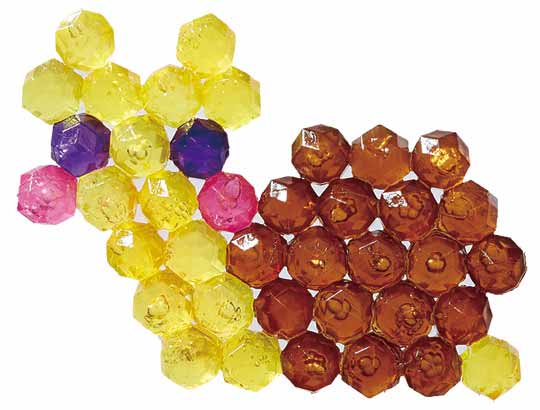 Aquabeads Braune Glitzerperlen