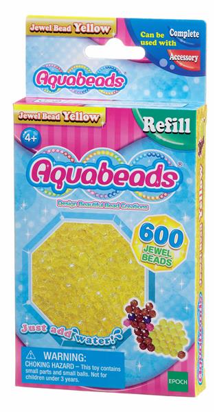 Aquabeads Gelbe Glitzerperlen von Spielzeughafen