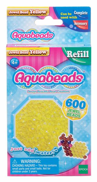 Aquabeads Gelbe Glitzerperlen von Spielzeughafen