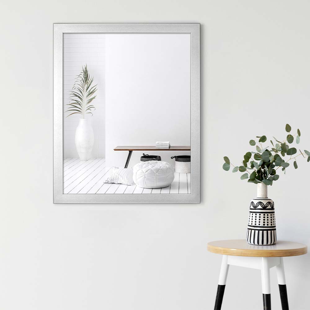 Bilderrahmen 'Monza' Alu geschliffen mit Acrylglas von Spielzeughafen