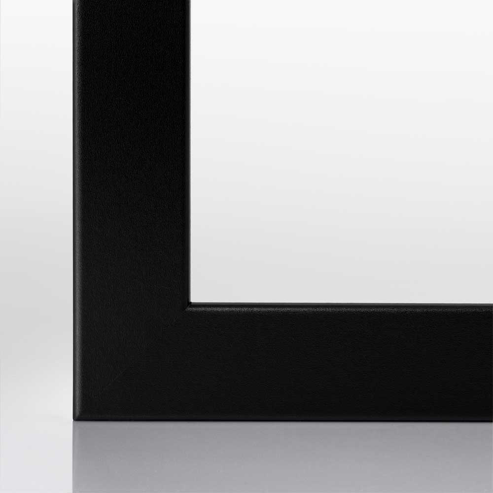 Bilderrahmen 'Monza' Schwarz Matt mit Acrylglas von Spielzeughafen