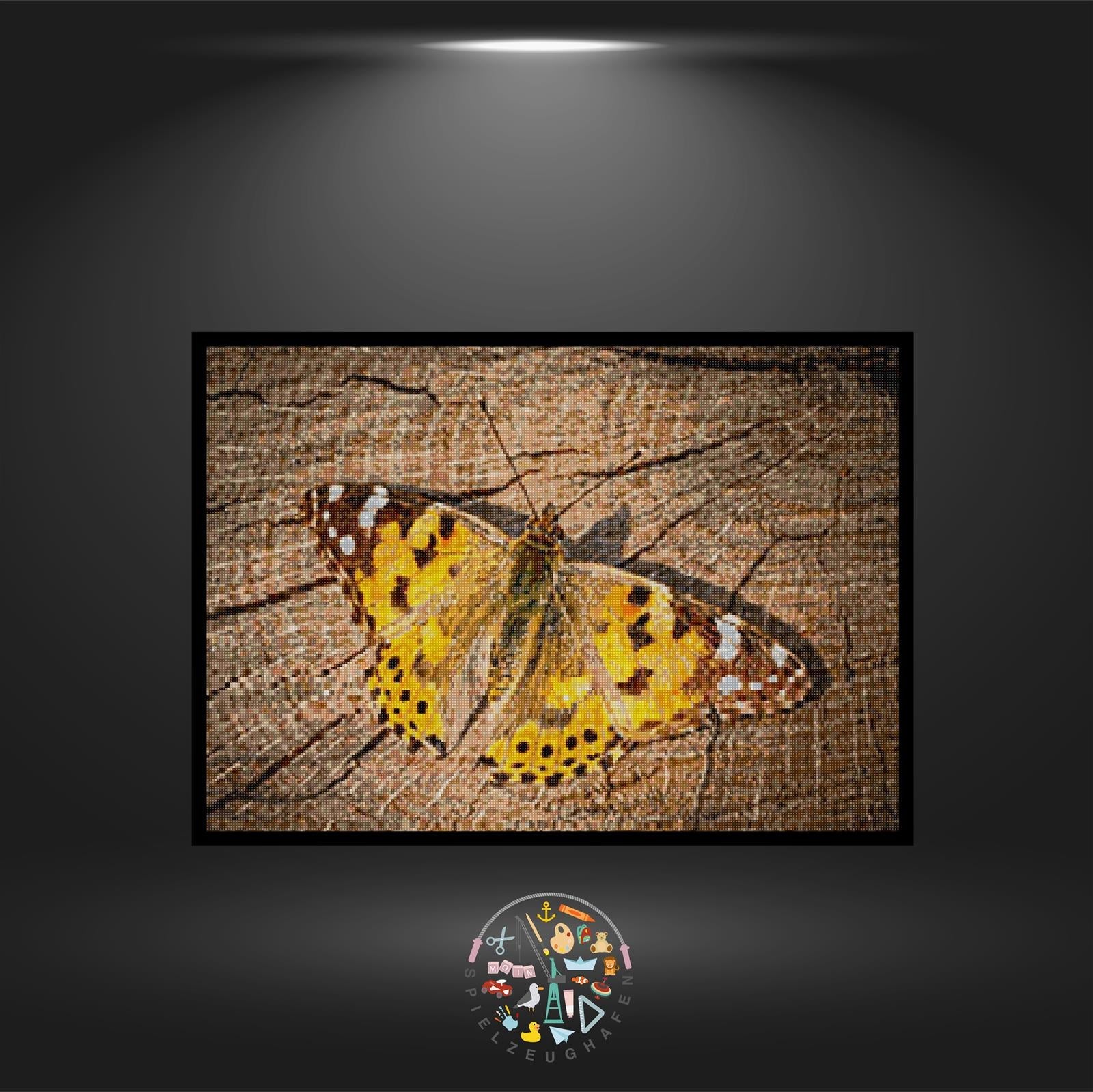 'Distelfalter' - Quadratisch (exklusiv) von Spielzeughafen