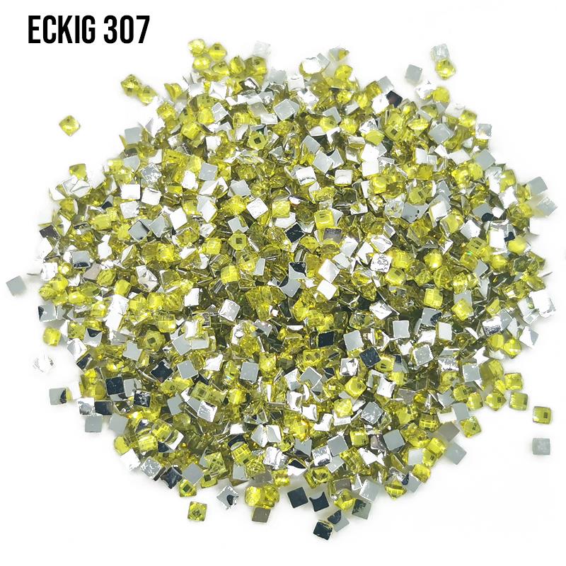 DMC 307 Lemon - eckig Strass Diamond Painting Steine 2,5mm von Spielzeughafen
