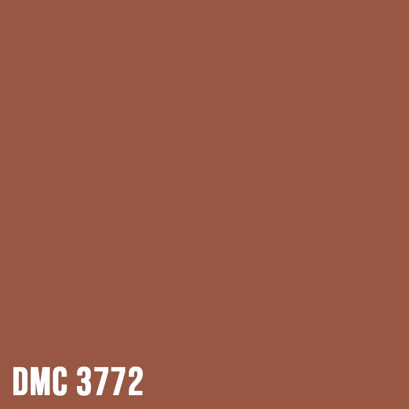 DMC 3772 Negro Flesh - eckig Diamond Painting Steine 2,5mm von Spielzeughafen