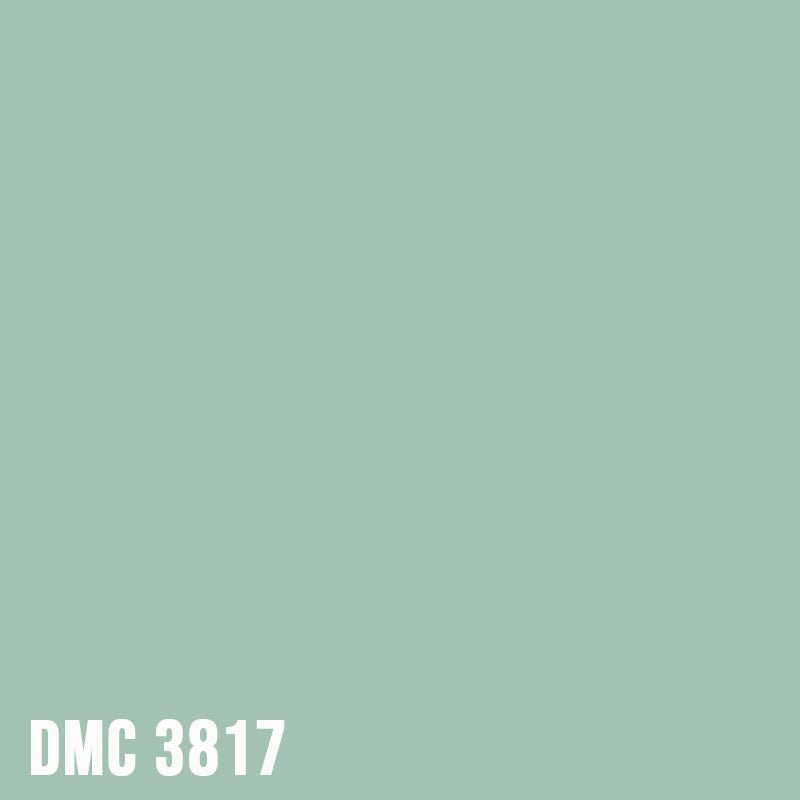DMC 3817 Celadon Green - Light - eckig Diamond Painting Steine 2,5mm von Spielzeughafen