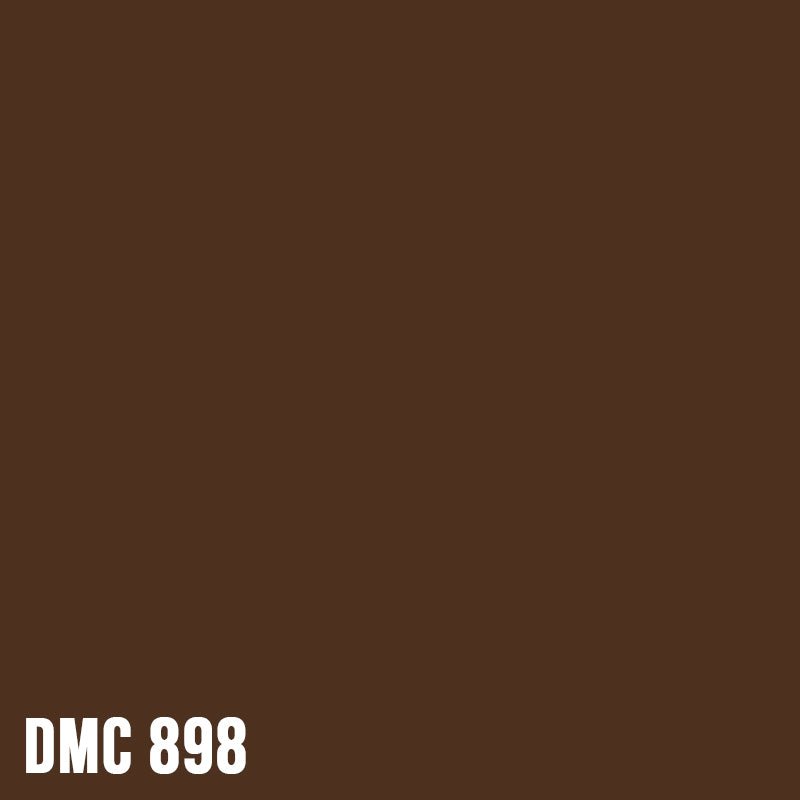 DMC 898 Coffee Brown - Very Dark - eckig Diamond Painting Steine 2,5mm von Spielzeughafen