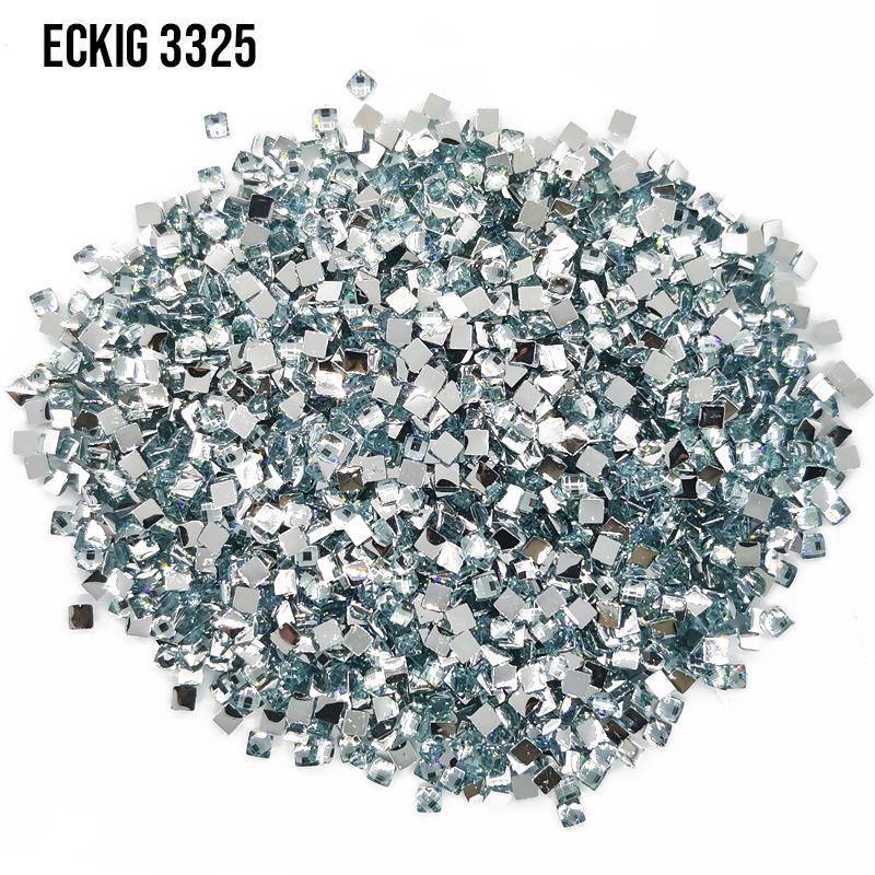 Baby Blue - Light eckig Strass