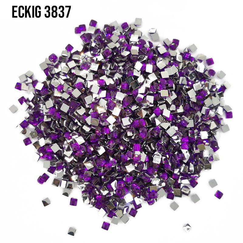 Lavender - Ultra Dark eckig Strass