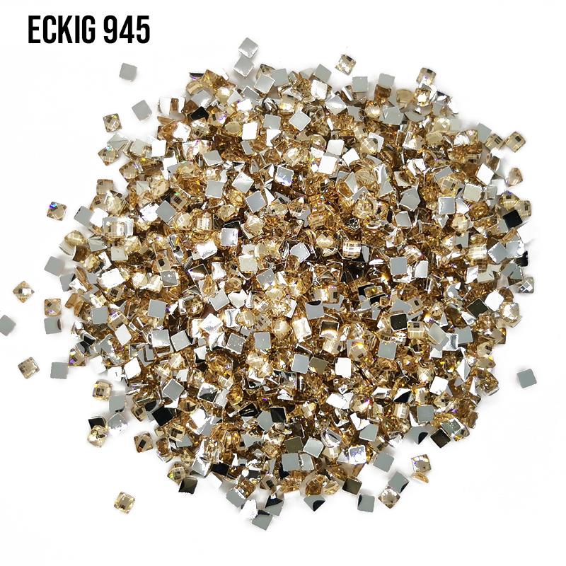 Tawny eckig Strass