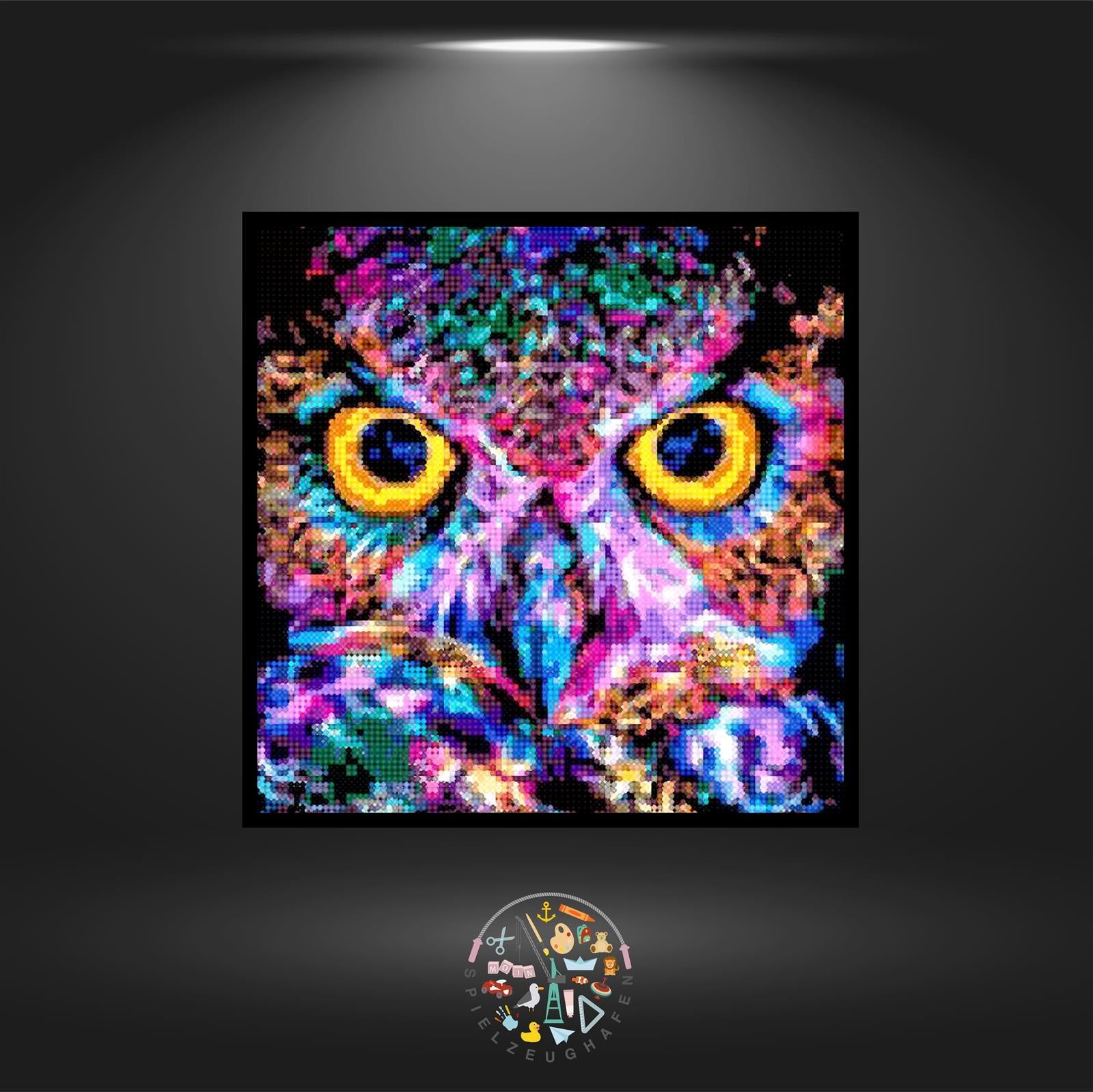 'Eule Hedwig' - Strass / Rhinestone von Spielzeughafen