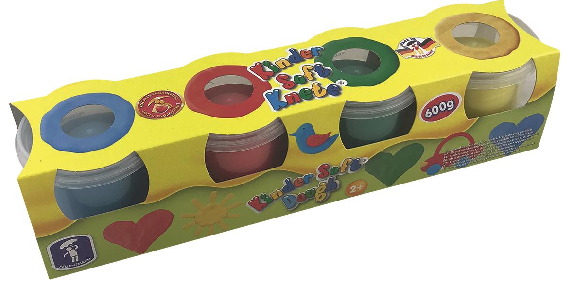 Feuchtmann Kinder Soft Knete 4er Pack von Spielzeughafen