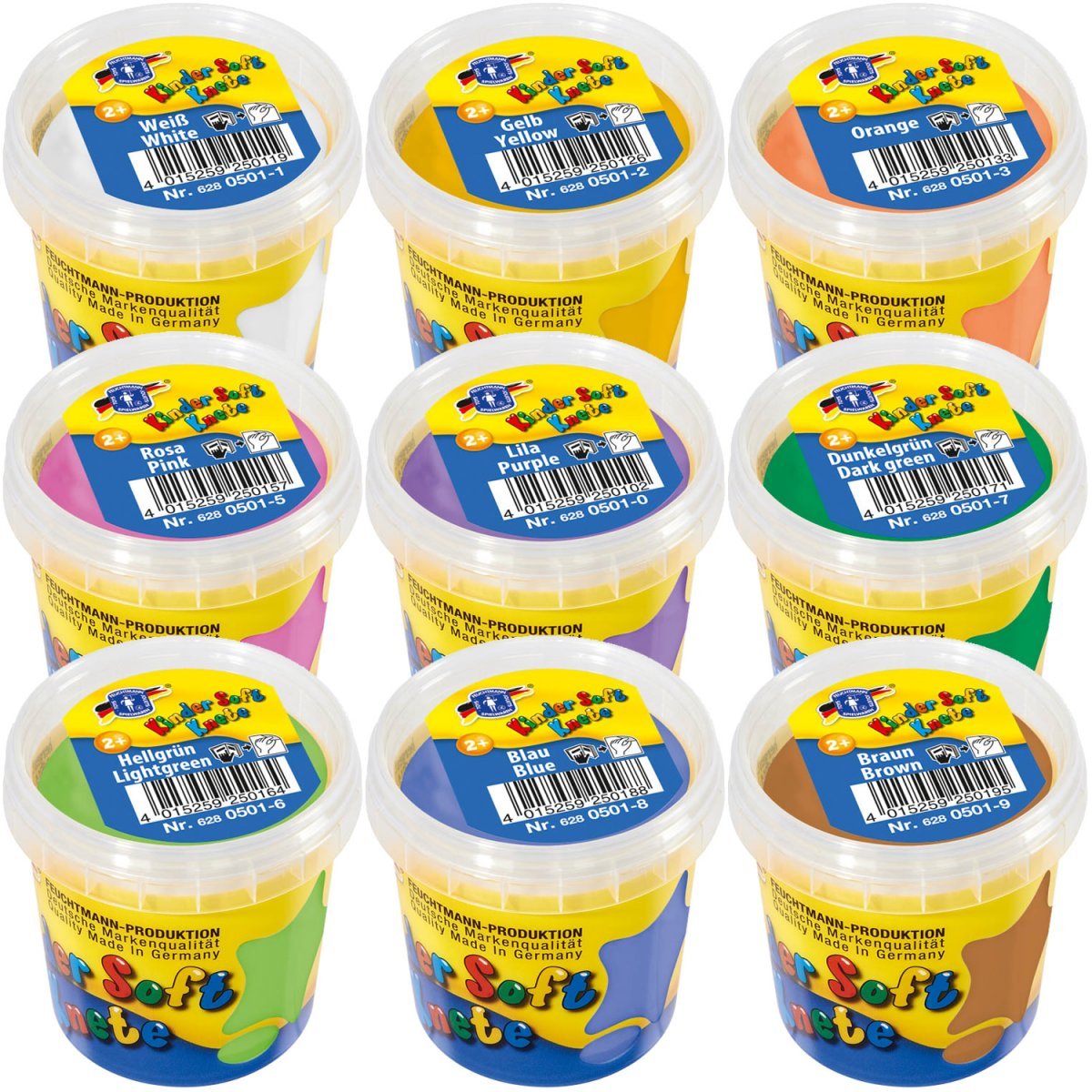 Feuchtmann Kinder Soft Knete Basic - 150 g von Spielzeughafen