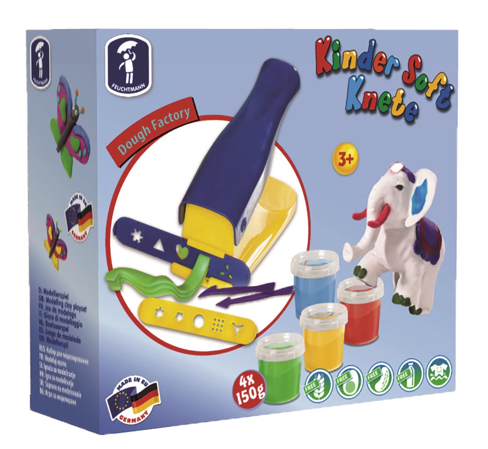 Feuchtmann Kinder Soft Knete Dough - Factory von Spielzeughafen