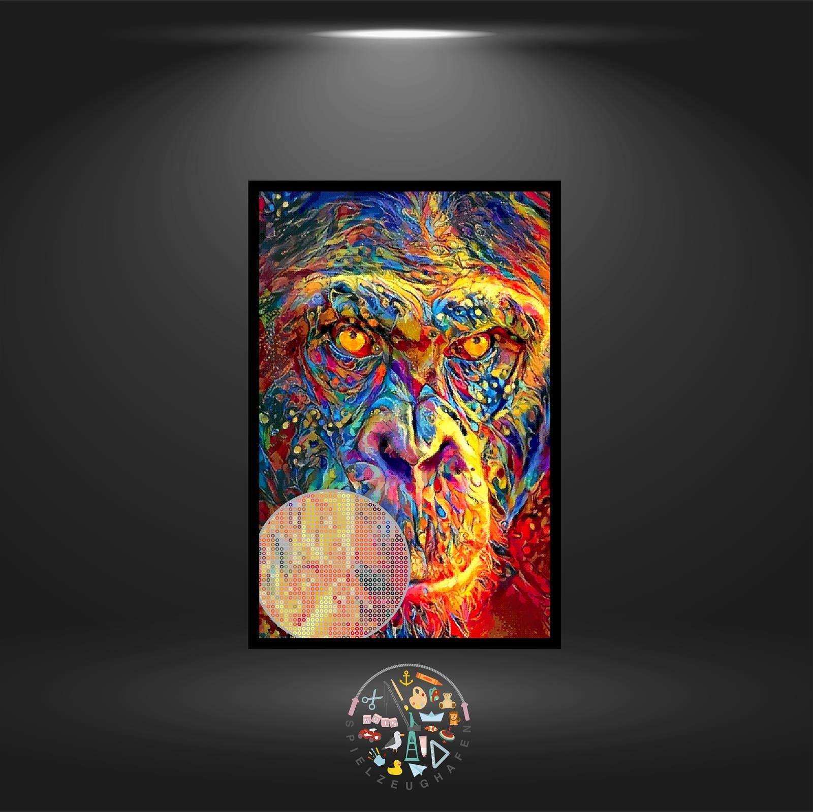 Gorilla Gori - Bügelperlen von Spielzeughafen