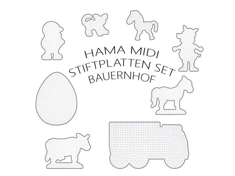 Hama Stiftplatten - Set - Bauernhof von Spielzeughafen
