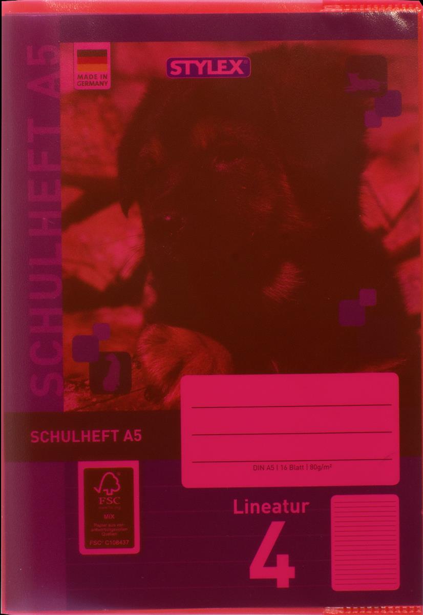 Heftumschläge, farbig transparent A5, Stylex von Spielzeughafen