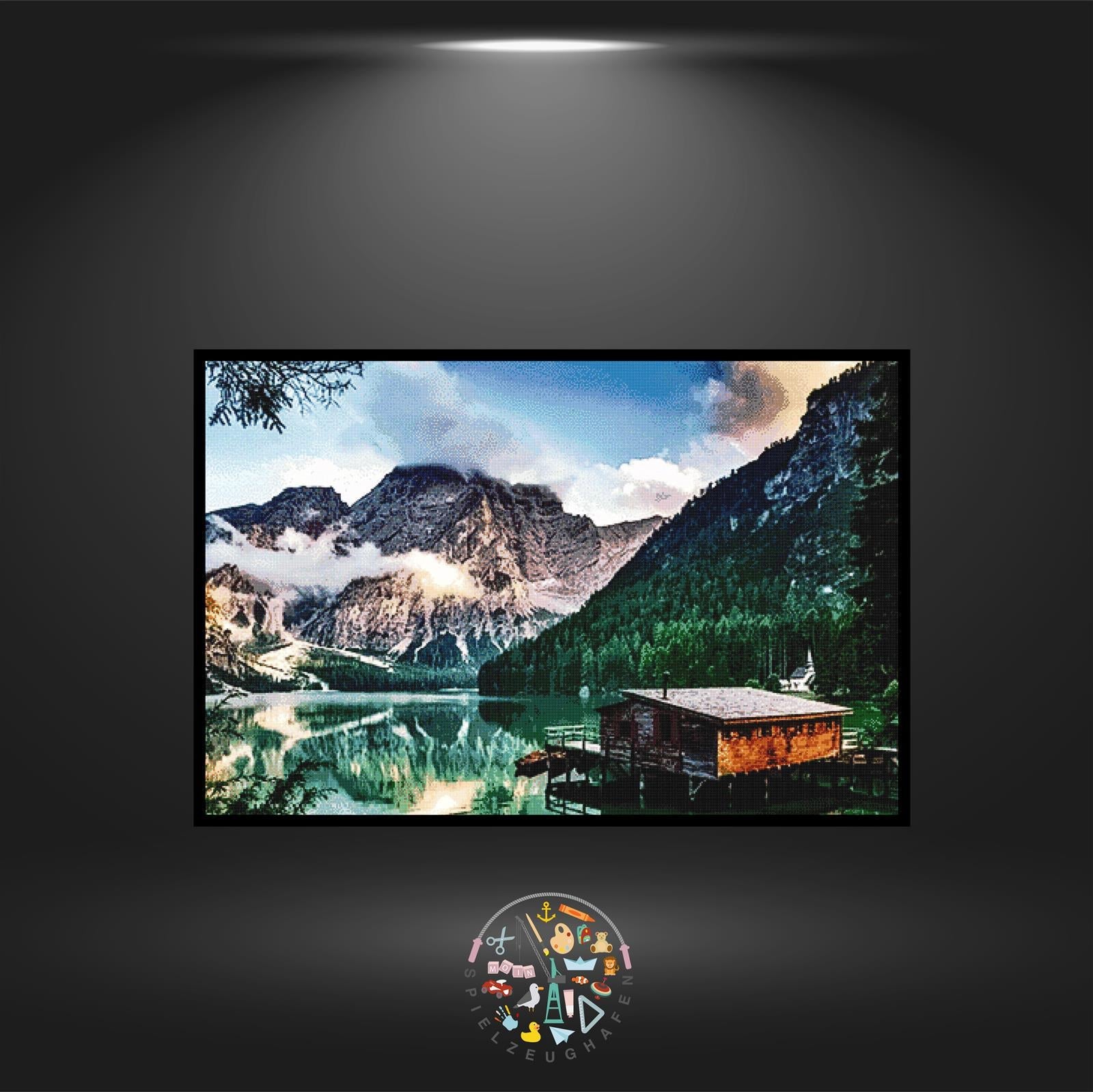 'Italian wild lake' - Quadratisch von Spielzeughafen