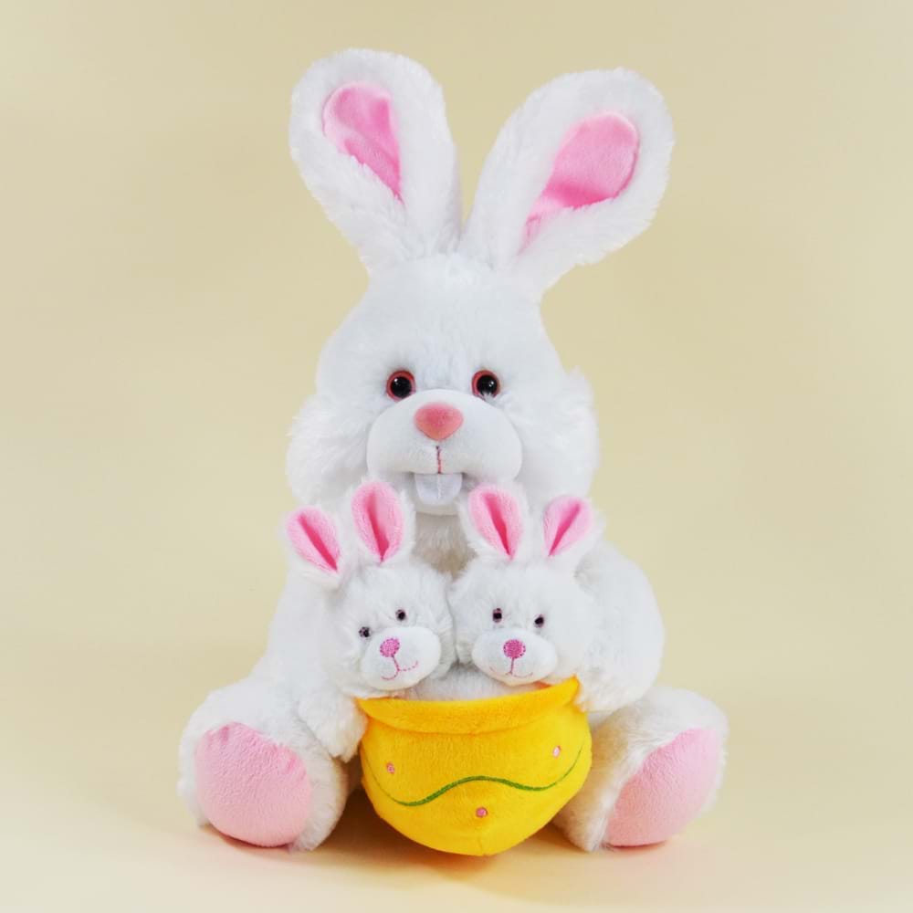 Laber - Hase, XXL, mit wackelnden Babys, "Linda" von Spielzeughafen