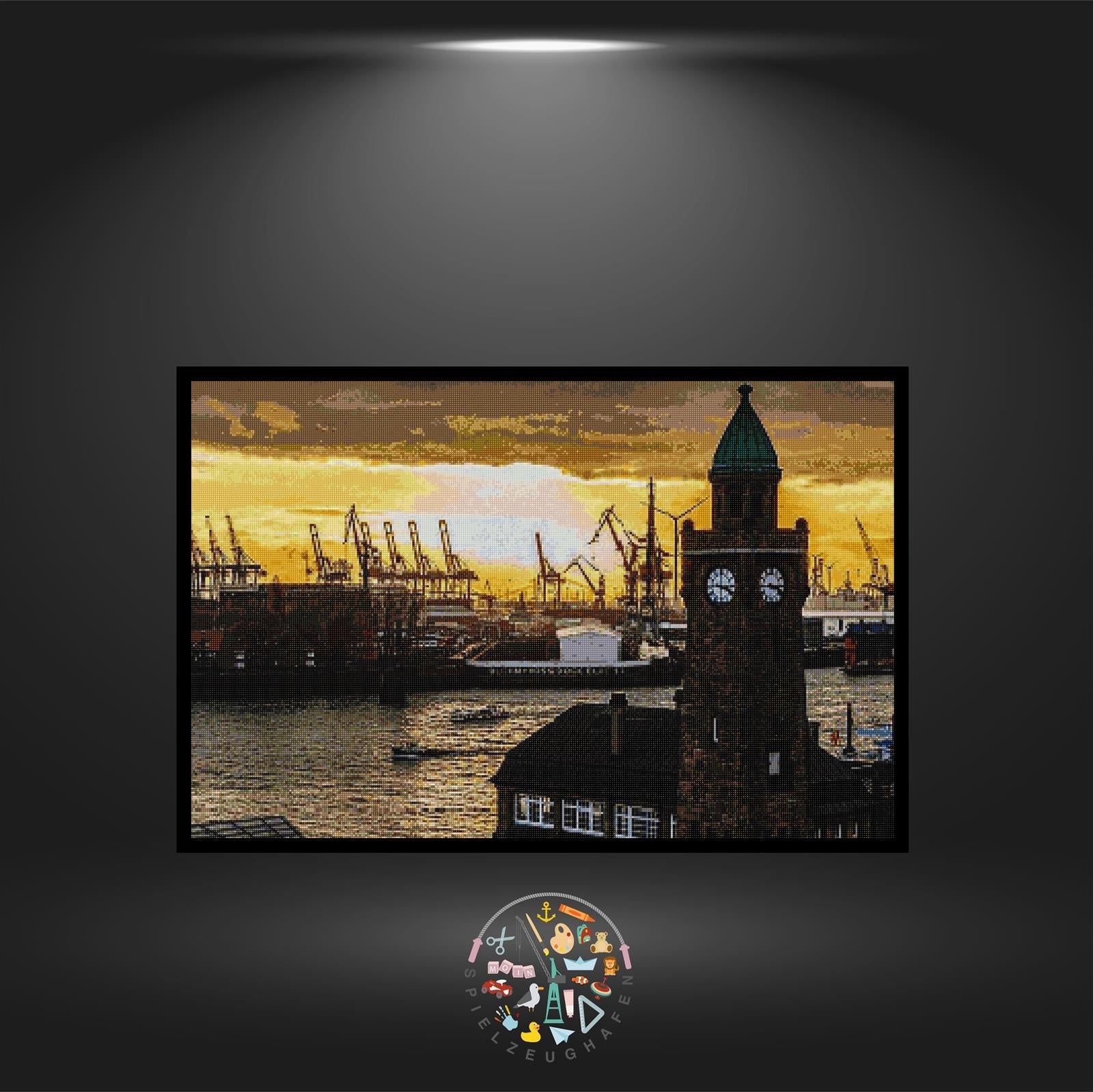 Landungsbrücken - Quadratisch von Spielzeughafen