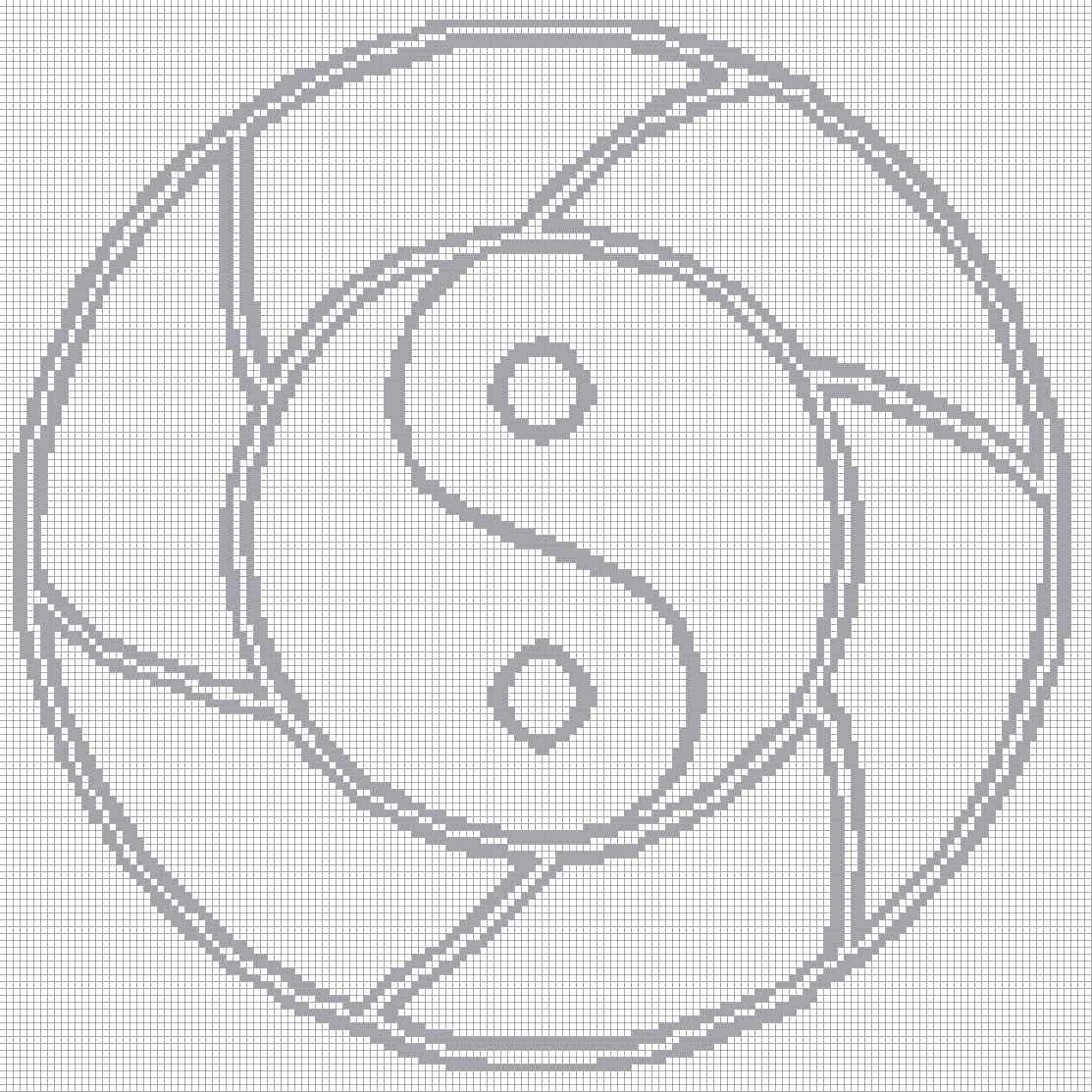 Mandala 11 - Quadratisch (OHNE STEINE) von Spielzeughafen