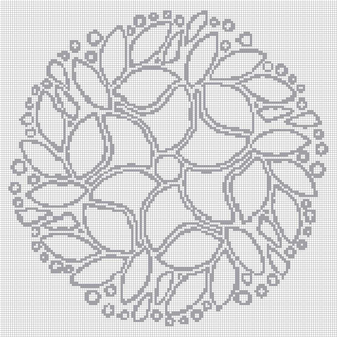 Mandala 14 - Quadratisch (OHNE STEINE) von Spielzeughafen