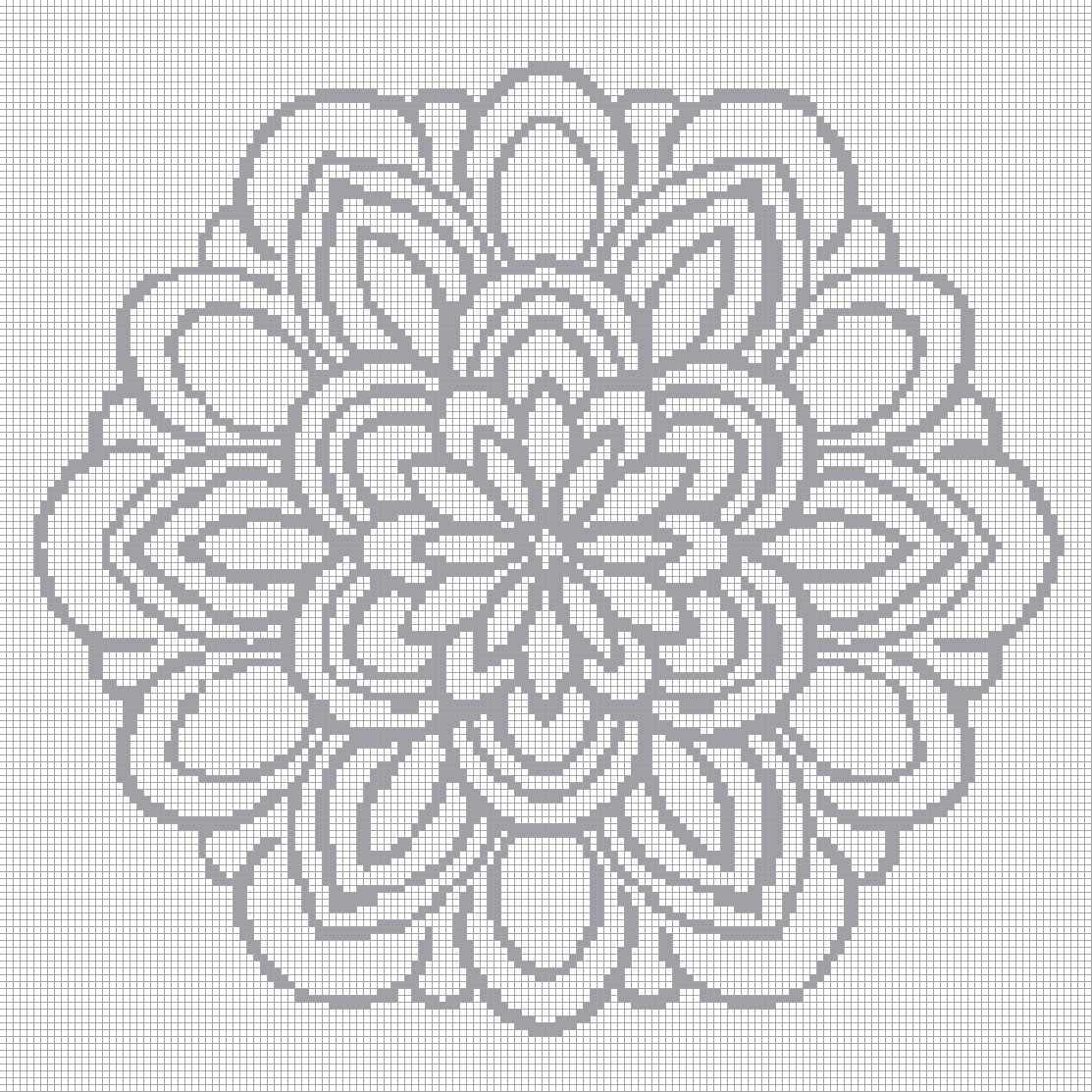 Mandala 16 - Quadratisch (OHNE STEINE) von Spielzeughafen