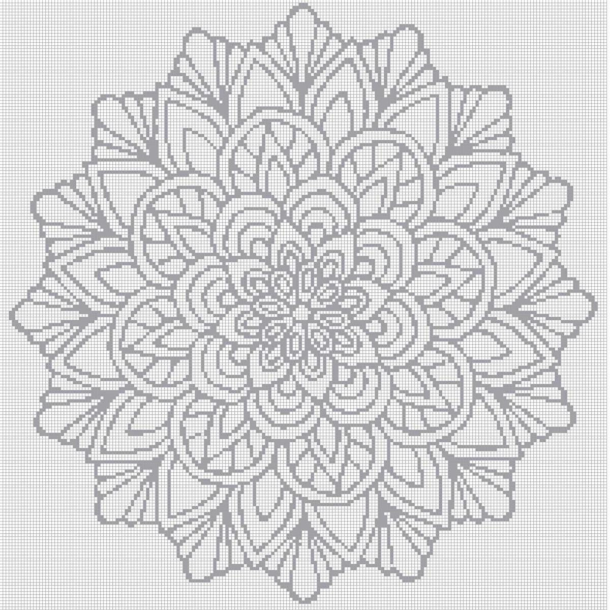 Mandala 17 - Quadratisch (OHNE STEINE) von Spielzeughafen