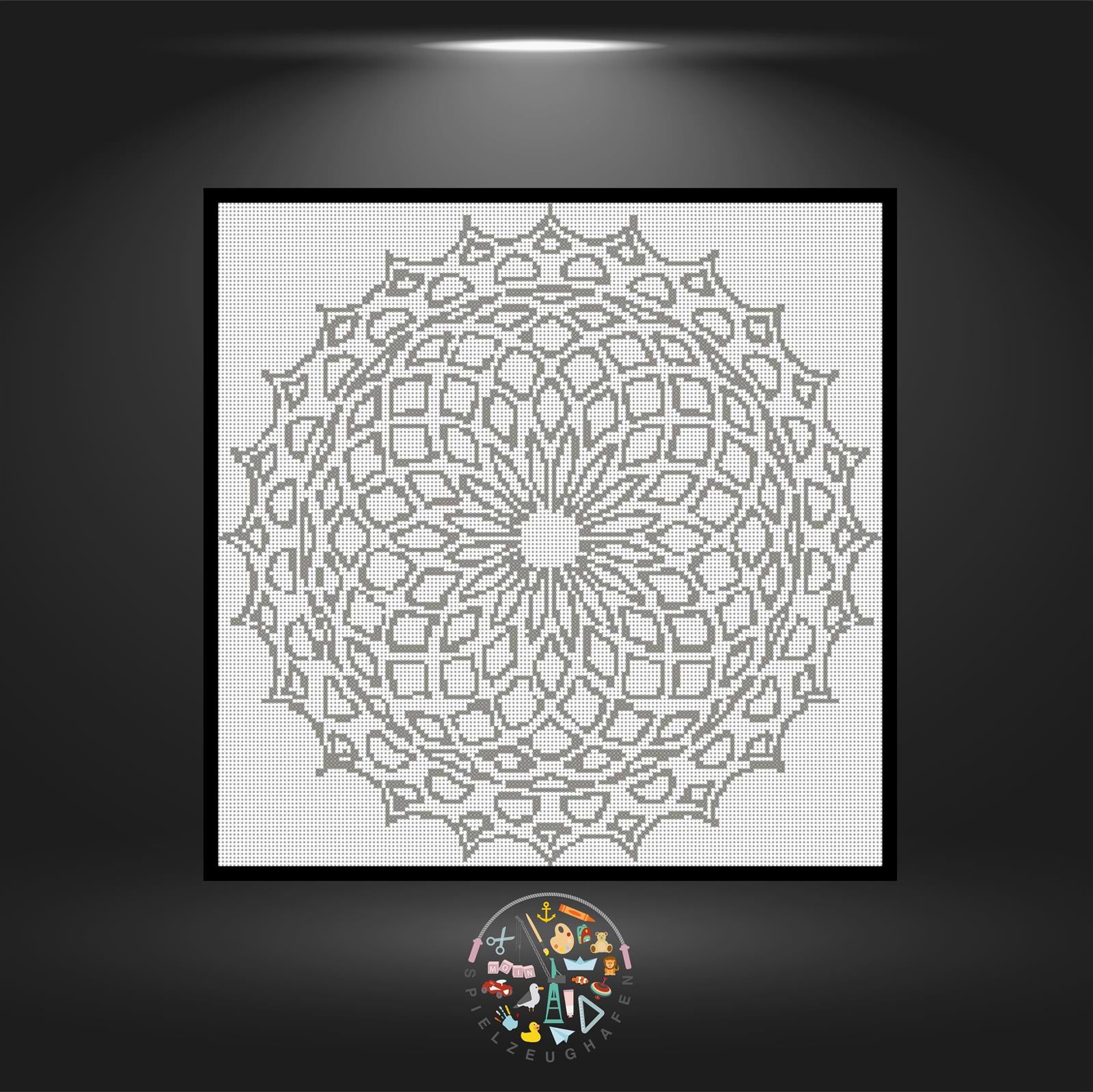 Mandala 18 - Strass (OHNE STEINE) von Spielzeughafen