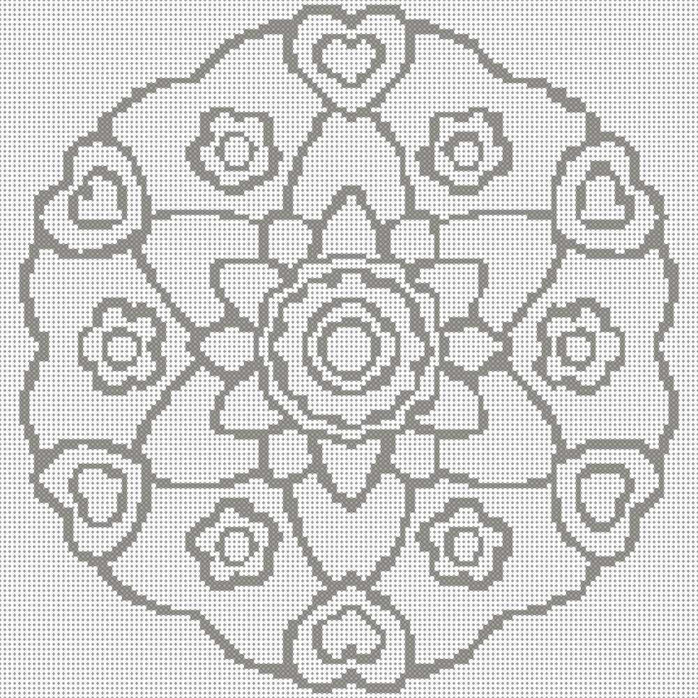 Mandala 13 - Strass (OHNE STEINE)