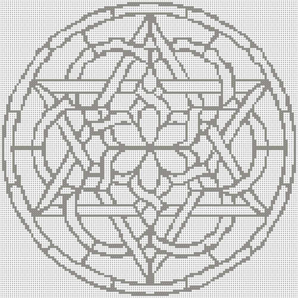 Mandala 15 - Strass (OHNE STEINE)