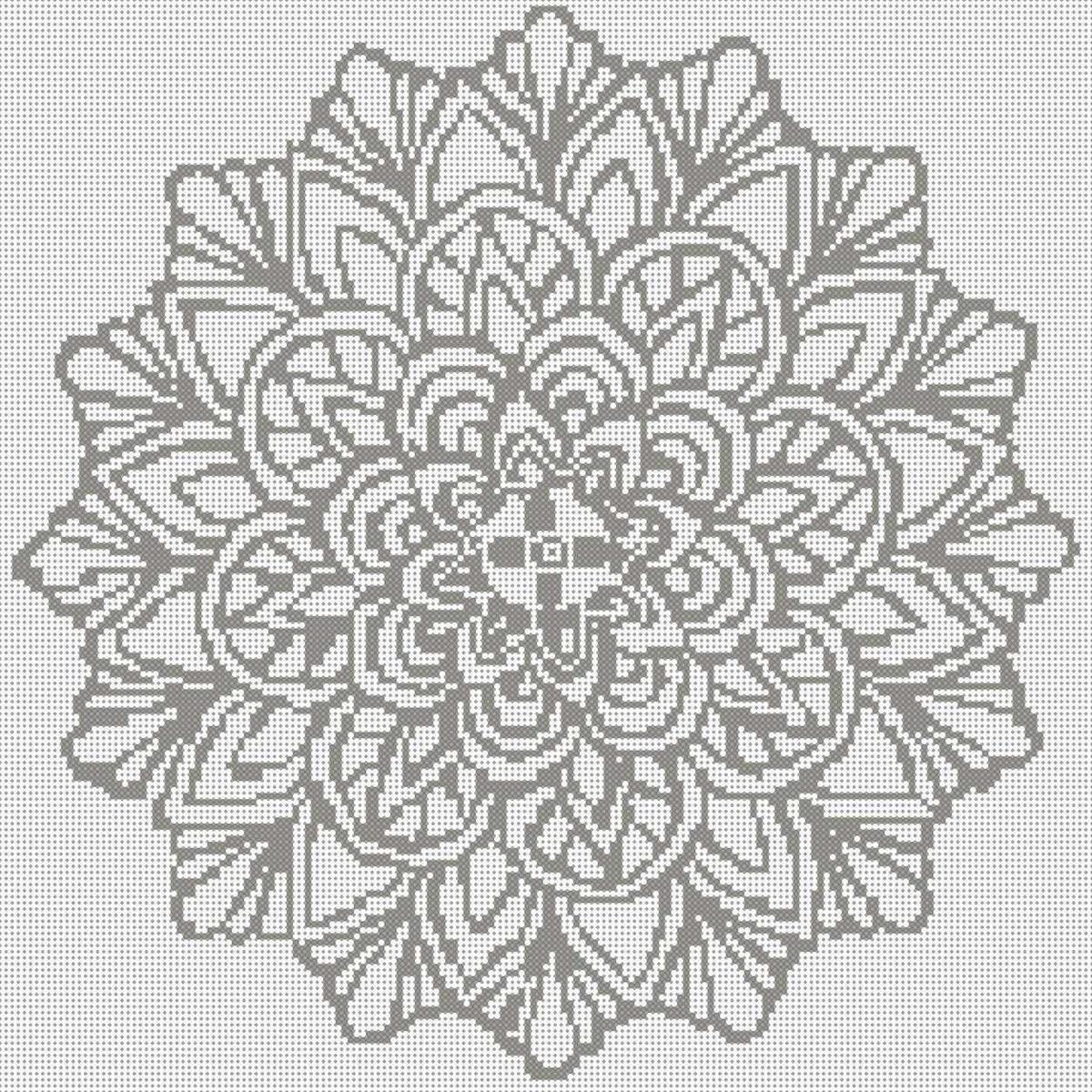 Mandala 17 - Strass  (OHNE STEINE)