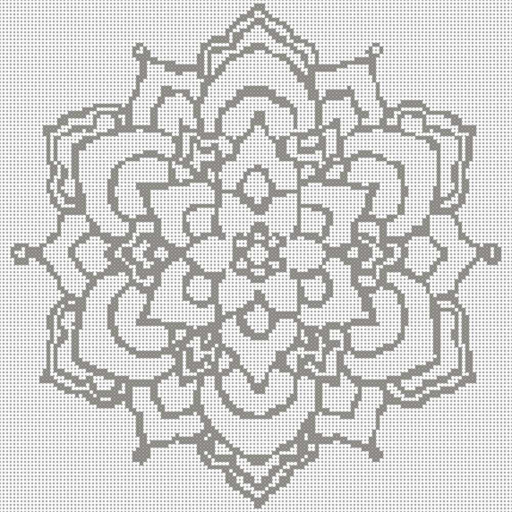 Mandala 19 - Strass  (OHNE STEINE)