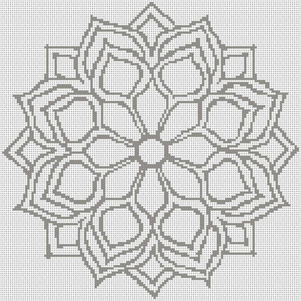 Mandala 3 - Strass (OHNE STEINE)