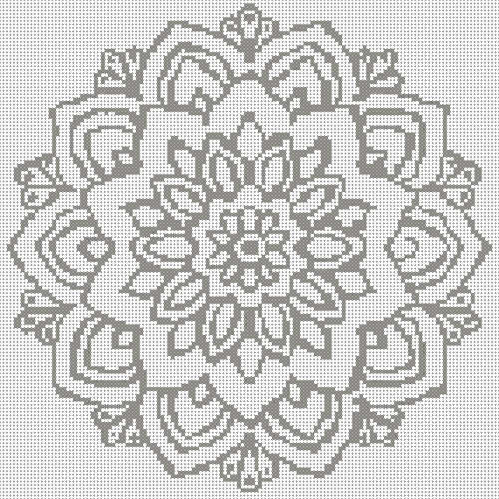 Mandala 7 - Strass (OHNE STEINE)