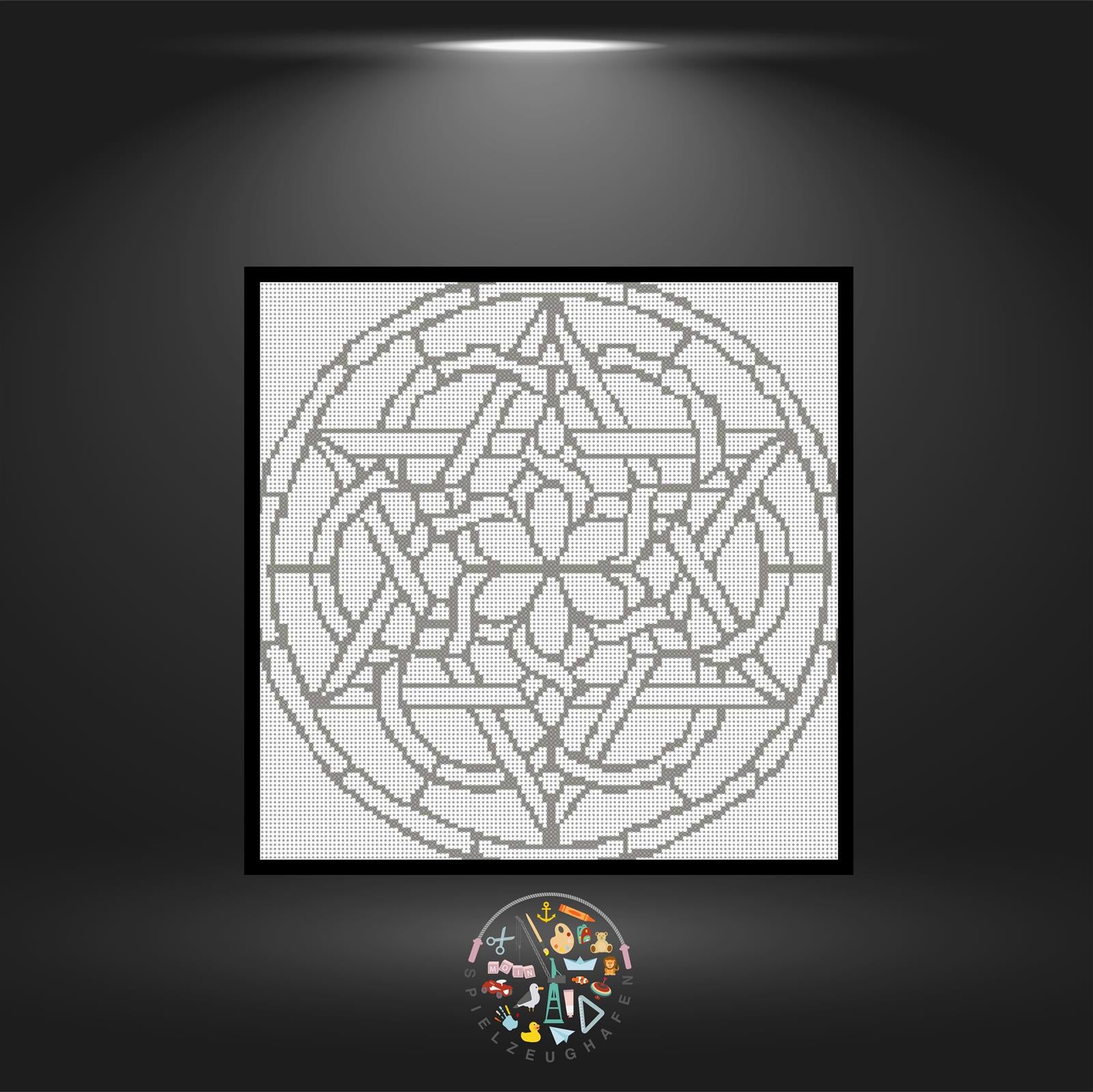 Mandala 15 - Strass (OHNE STEINE)