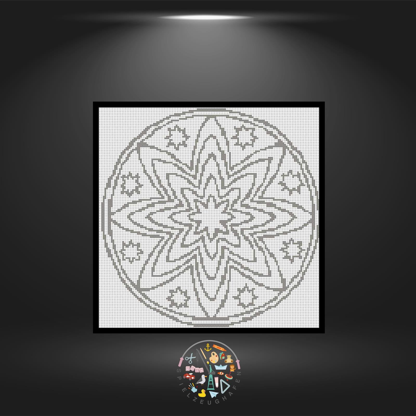 Mandala 2 - Strass  (OHNE STEINE)