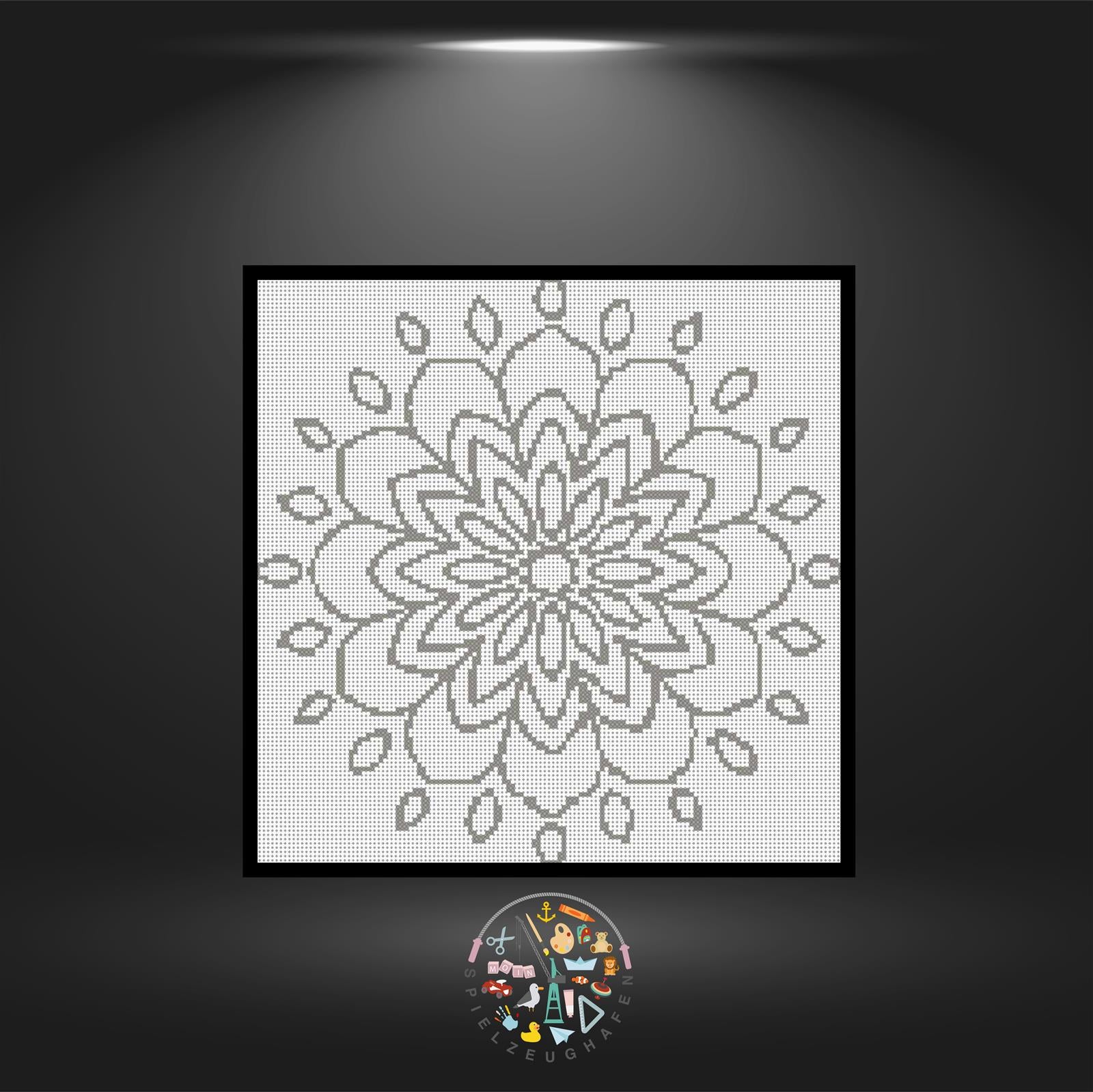 Mandala 5 - Strass (OHNE STEINE)