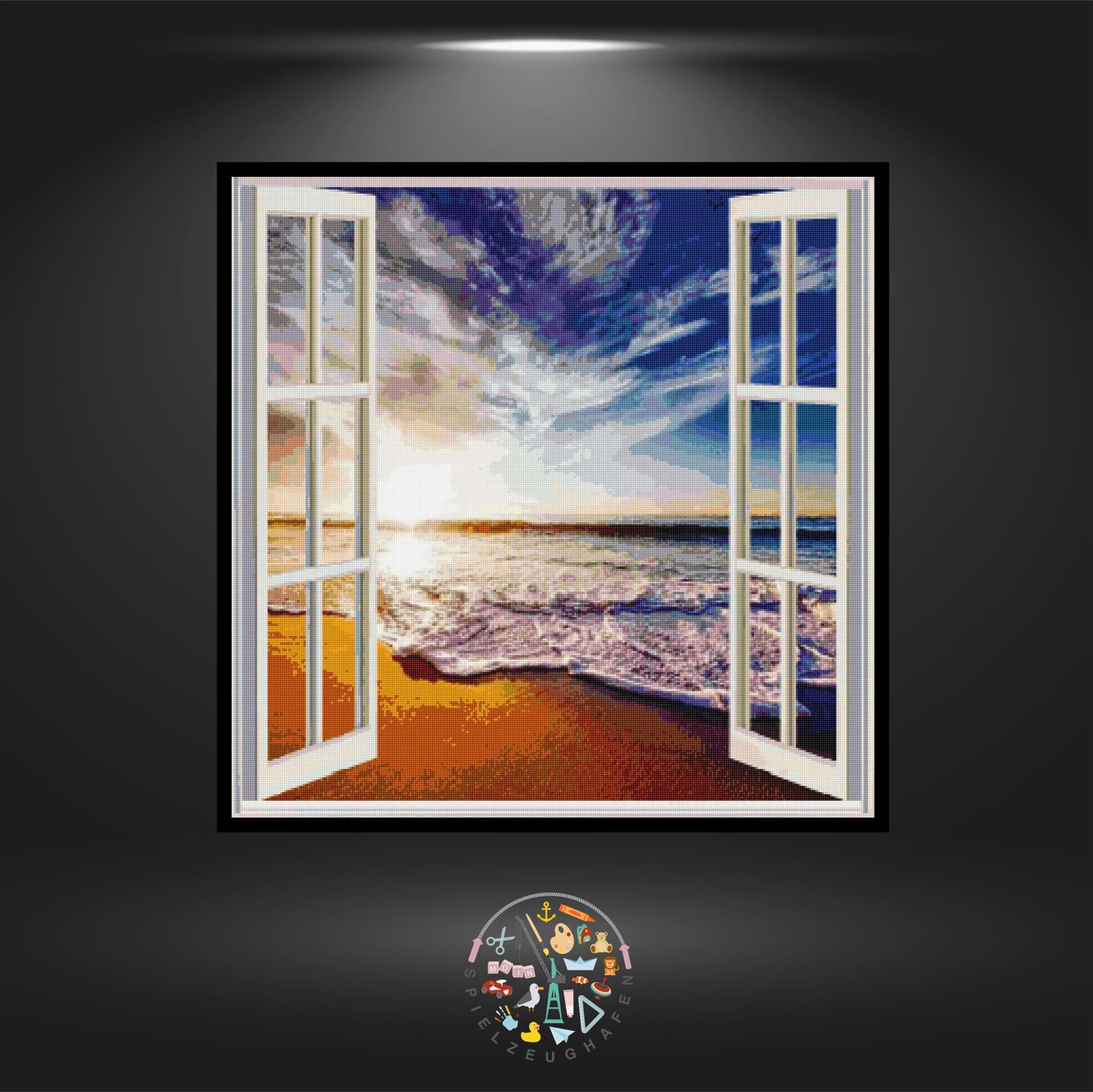 Fenster Beach feeling - Quadratisch