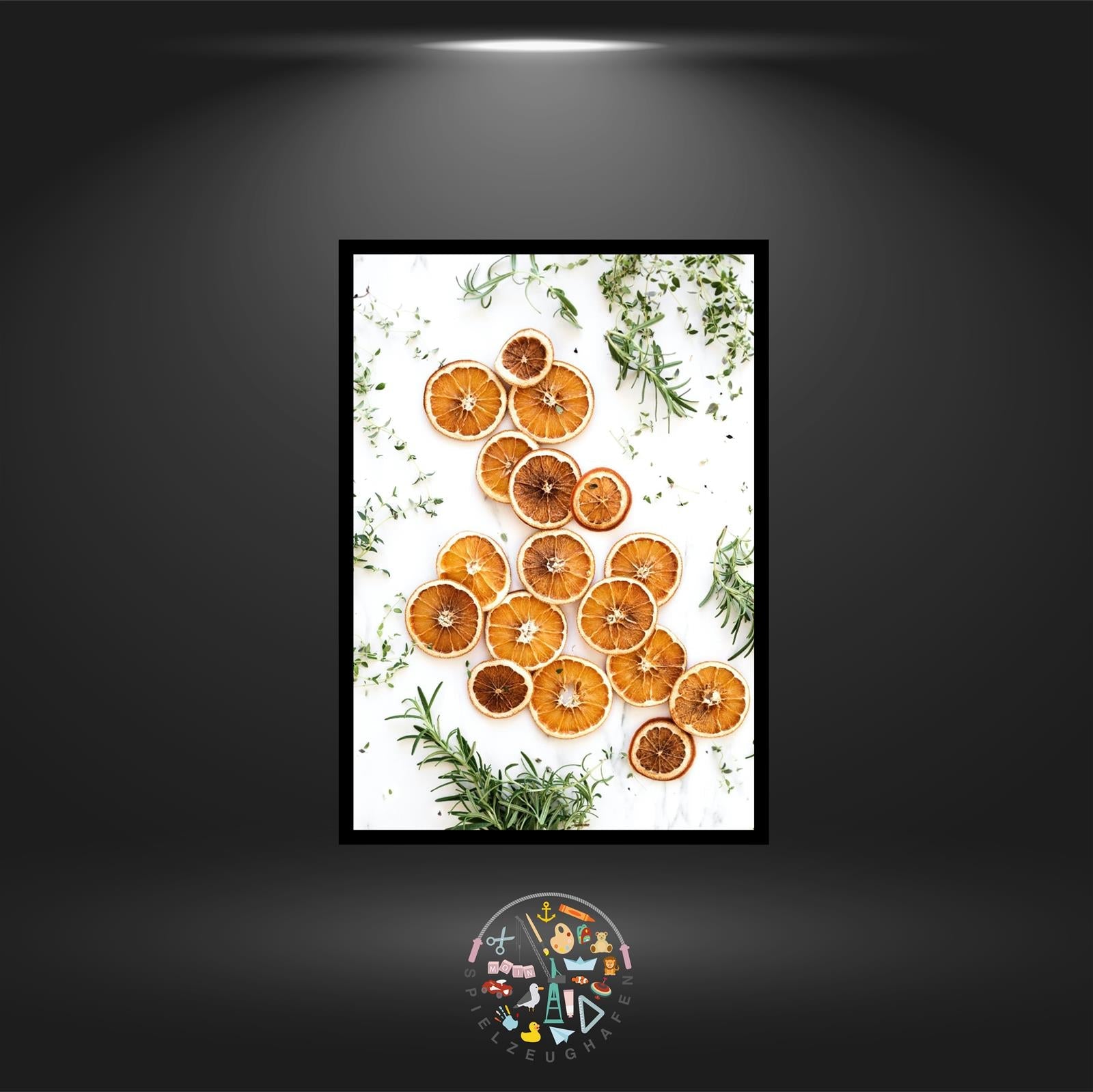 Orange dreams - Quadratisch von Spielzeughafen