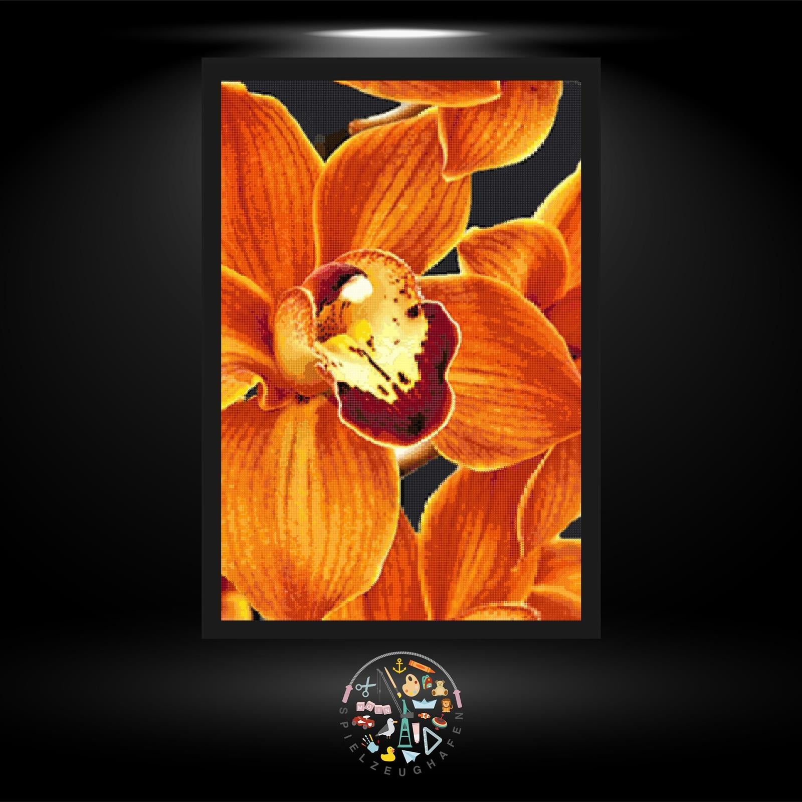 'Orchidee' - Strass / Rhinestone von Spielzeughafen