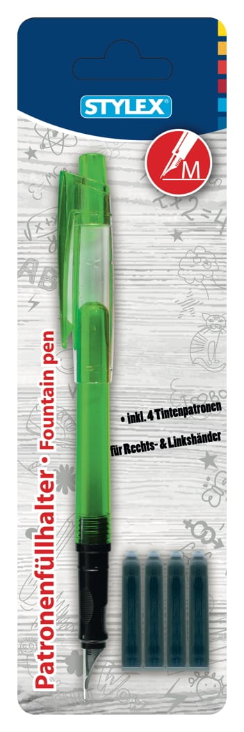 Patronenfüllhalter inkl. 4 Tintenpatronen von Spielzeughafen