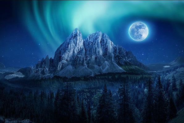 'Mountain Moon' - Quadratisch