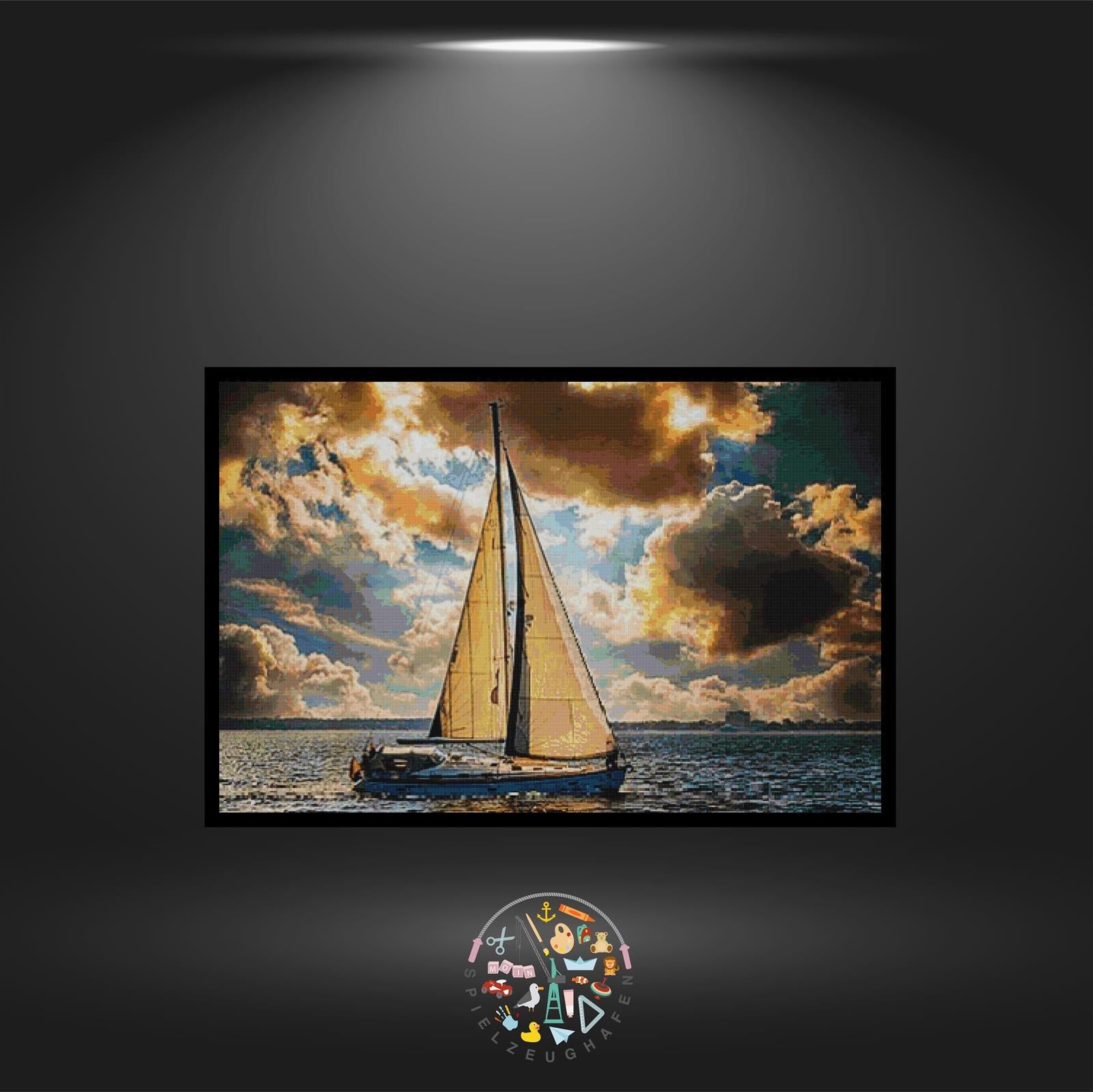 Sailboat - Quadratisch von Spielzeughafen