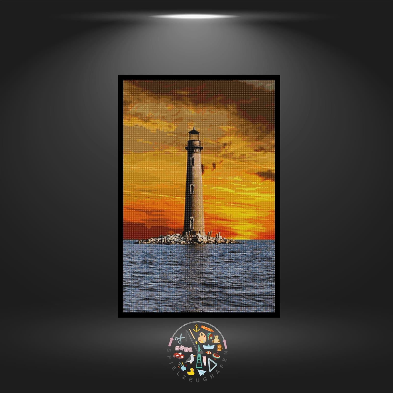 Sand island lighthouse - Quadratisch von Spielzeughafen