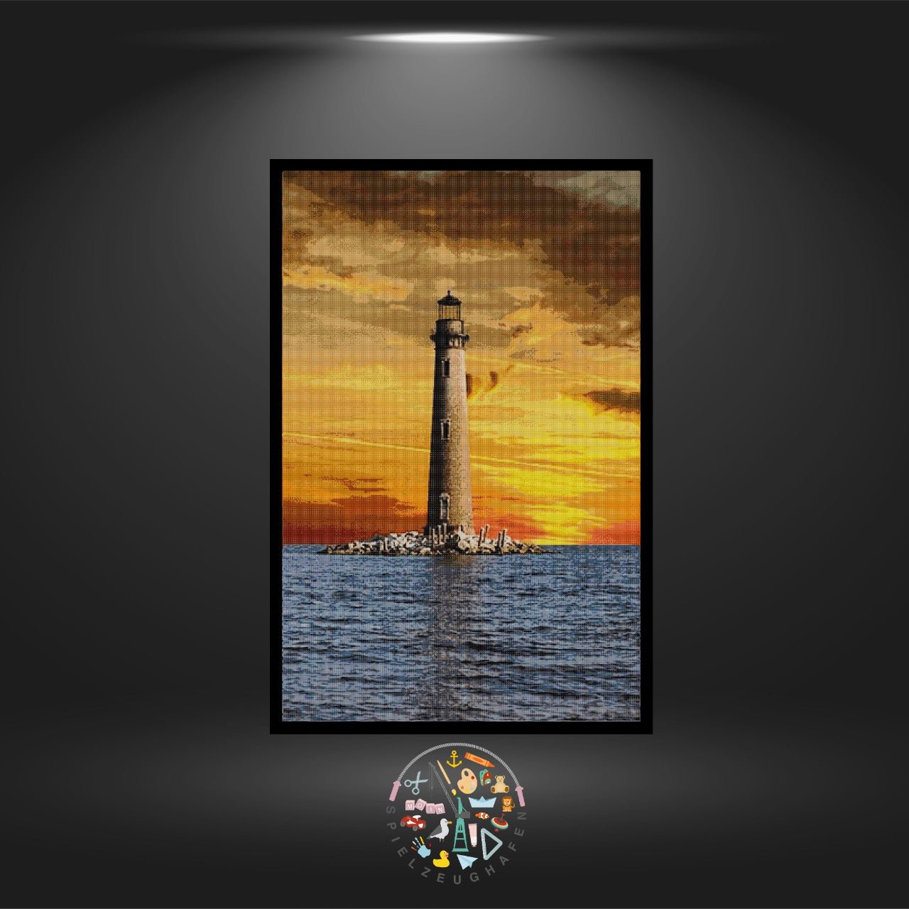 Sand island lighthouse - Quadratisch von Spielzeughafen