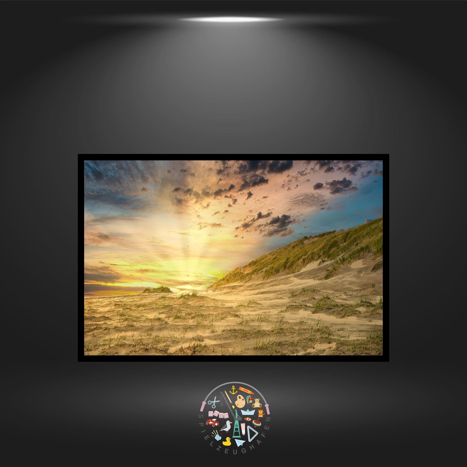 Sand sunrise - Quadratisch von Spielzeughafen