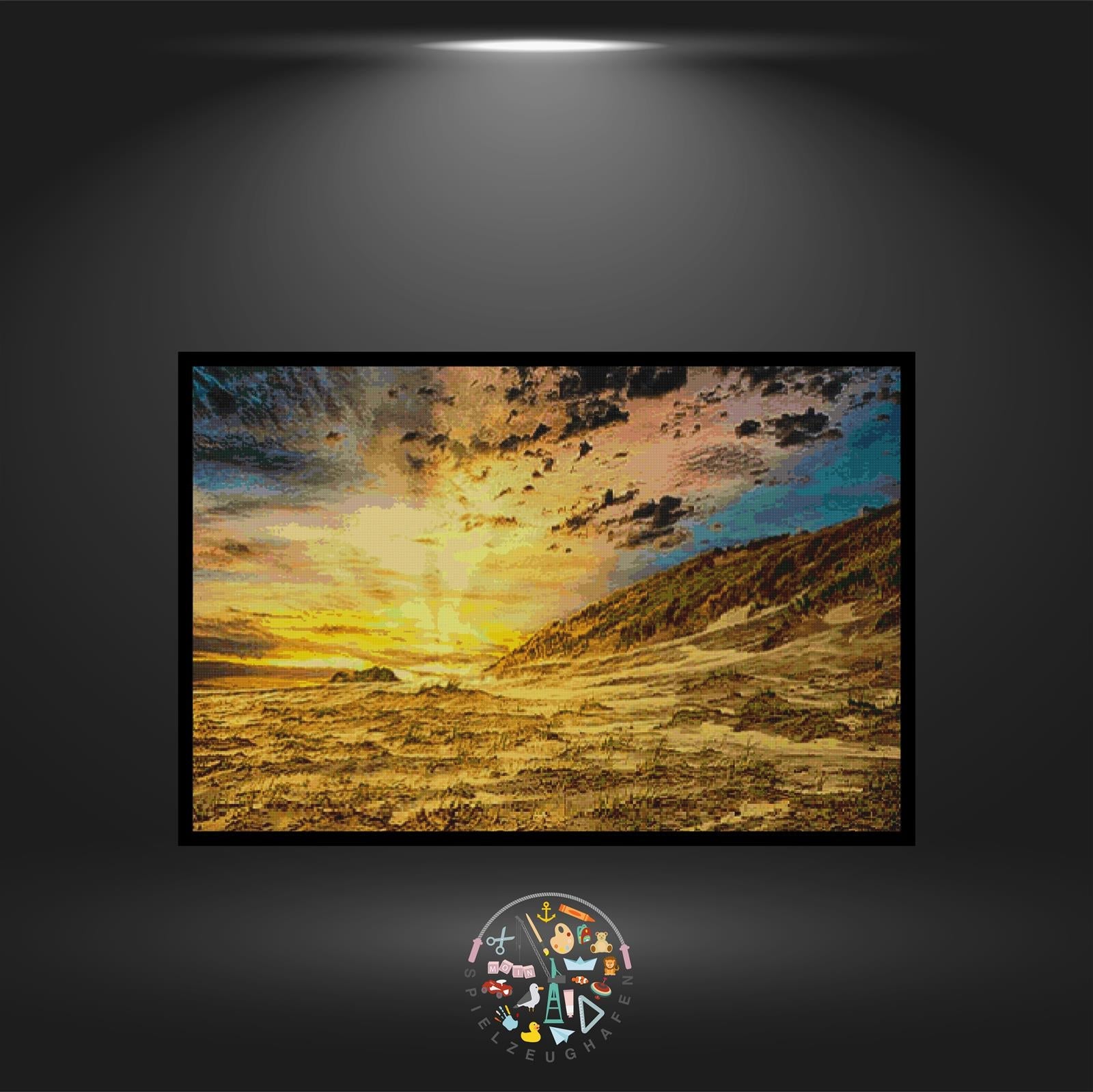 Sand sunrise - Quadratisch von Spielzeughafen