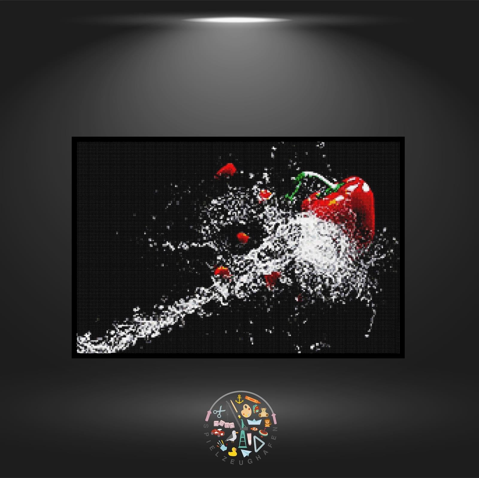 'Splashes of water' - Quadratisch von Spielzeughafen