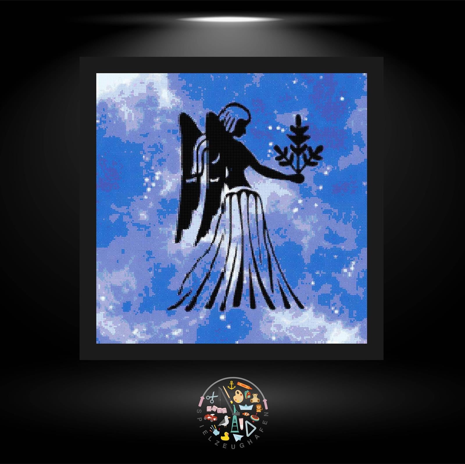 Sternzeichen Jungfrau Blau - Strass / Rhinestone von Spielzeughafen